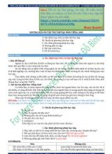 Tài liệu ôn thi THPT Quốc gia môn Tiếng Anh - Đỗ Bình